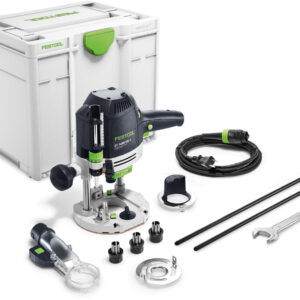 Festool OF 1400 EBQ-Plus Corded Plunge Router with LED Light in Systainer (578951)