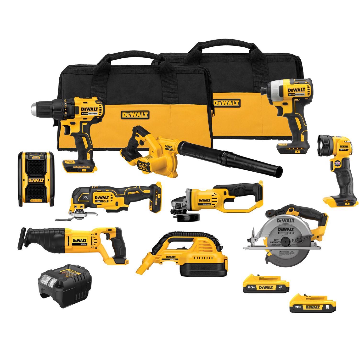DeWalt 20V MAX 10-Tool Combo Kit