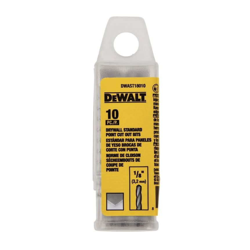 Dewalt DWAST18010 1/8 Standard Point - 10-Pack