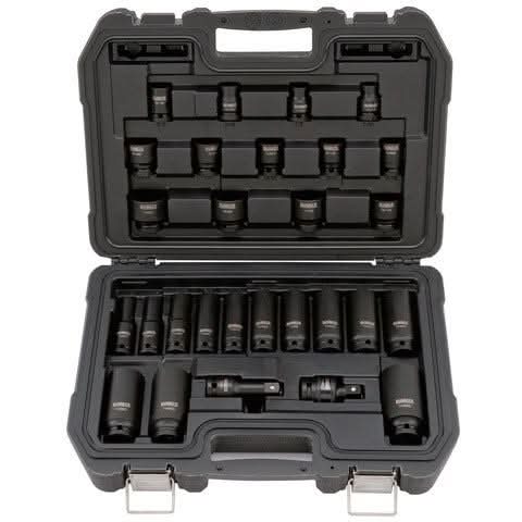 Dewalt DWMT19244 28 Piece 1/2-in Drive Standard & Deep Impact Socket Set 6 PT