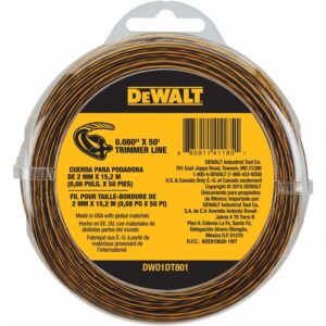 DeWalt DWO1DT801 Trimmer Line 0.080 -inch x 50-foot