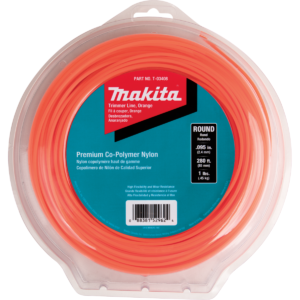 Makita T-03408 Round Trimmer Line, 0.095"Â, Orange, 280", 1 lbs.