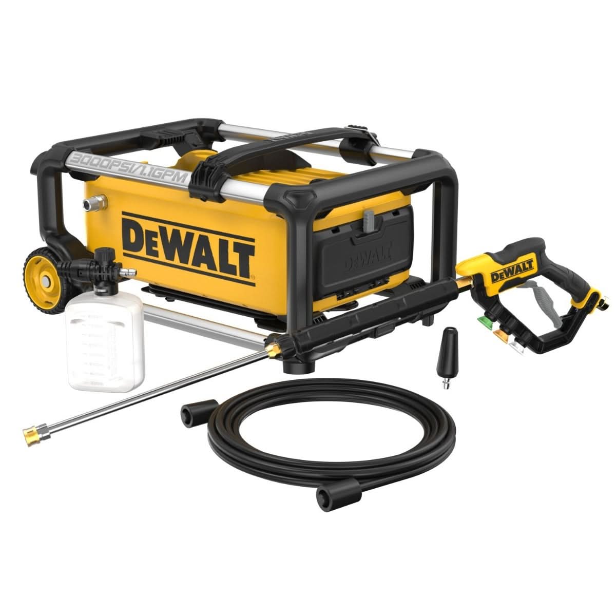 DeWalt DWPW3000 Corded 3000 PSI 1.1 GPM 15 Amp Jobsite Pressure Washer