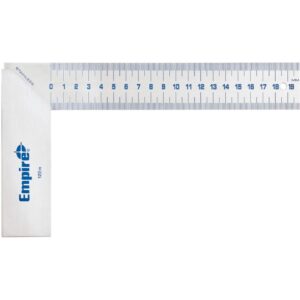 Empire 122M Heavy Duty True Blue Try Square, 20-cm