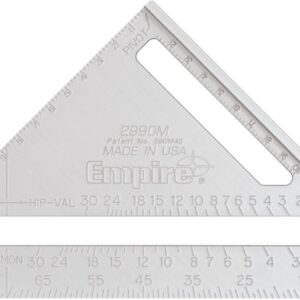 Empire 2990M 7-inch Heavy Duty Magnum Rafter Square - Metric