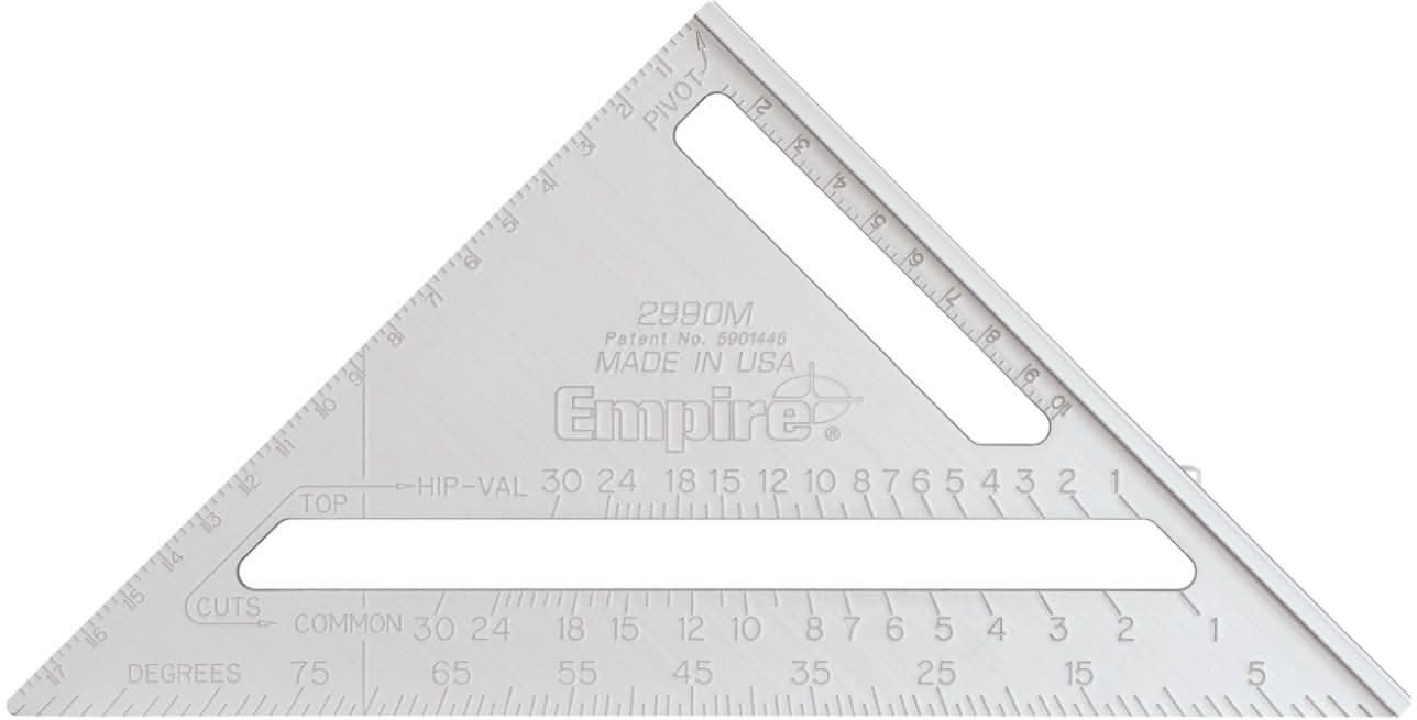 Empire 2990M 7-inch Heavy Duty Magnum Rafter Square - Metric