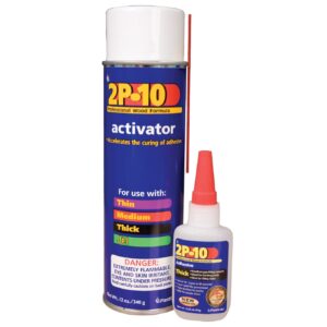 Fastcap 2P-10 Solo Kit 2-oz. Thick Adhesive and 12-oz. Activator Bundle