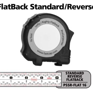 Fastcap Lefty/Righty Flatback Tape Measure, Imperial
