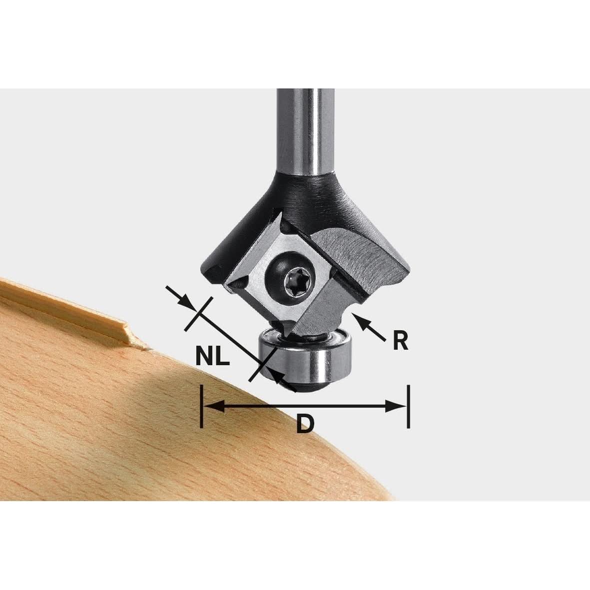 Festool 499810 Radius Router Bit 1.5mm
