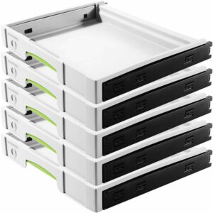 Festool 500767 SYS-AZ Drawer Set, 5-Pack