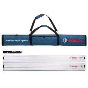 Bosch FSN1600X2B Track Kit with Two 63" Tracks, Connector and Track Bag