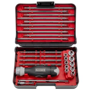 Proto J61231 41-Piece Dual Ratcheting Screw and Nut Driver