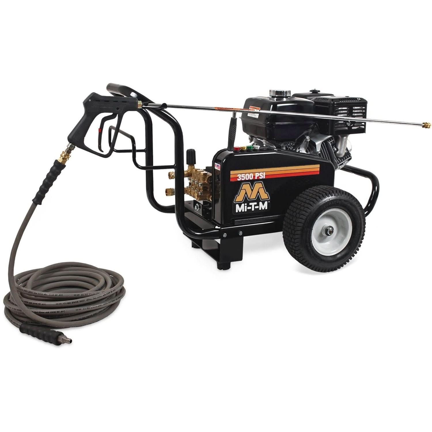 Mi-T-M JCW-3504-2MHB JCW Series 3500 PSI Gasoline Belt Drive Cold Water Pressure Washer