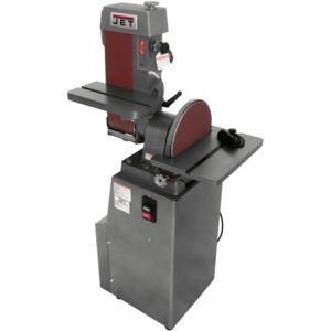 Jet 414551 J-4200A, 6 x 48 Industrial Combination Belt and Disc Finishing Machine 115V 1Ph