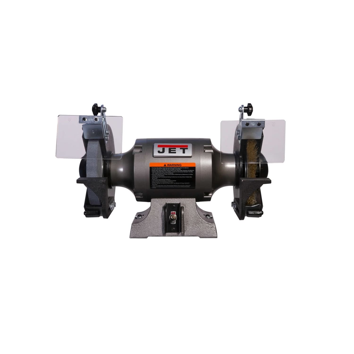 Jet 577128 JBG-8W Shop Grinder with Grinding Wheel and Wire Wheel