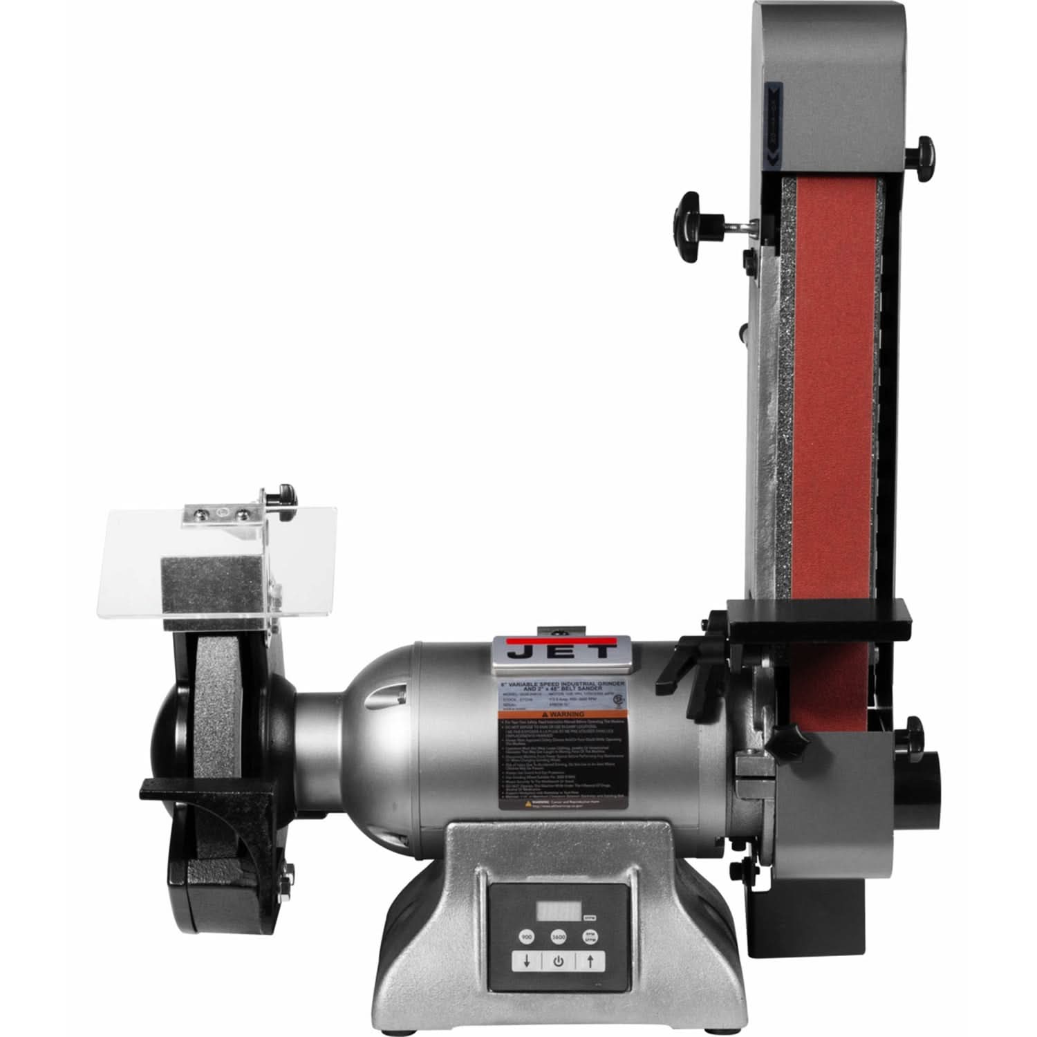 Jet 577248 IBGB-248VS 8-Inch Variable Speed Industrial Grinder and 2 x 48 Belt Sander