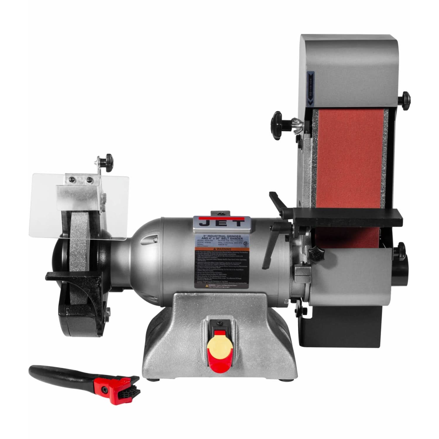 Jet 578436 IBGB-436 8-Inch Industrial Grinder and 4 x 36 Belt Sander