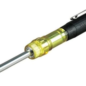 Klein 32614 Multi-Bit Electronics Pocket Screwdriver, 4-in-1, Ph, Sl Bits