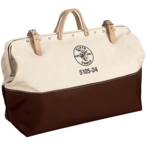 Klein 5105-24 24" High-Bottom Canvas Tool Bag