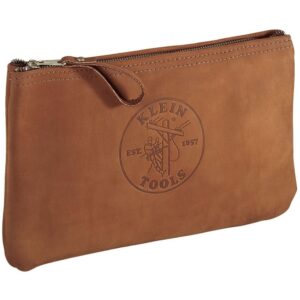 Klein 5139L Top-Grain Leather Zipper Bag