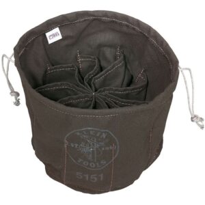 Klein 5151 Ten-Compartment Drawstring Bag