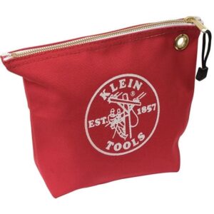 Klein 5539Red Canvas Zipper Bag- Consumables, Red