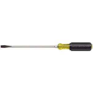 Klein 602-8 3/8" Keystone-Tip Screwdriver 8" Heavy-Duty Round-Shank