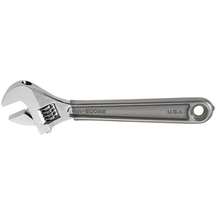 Klein D506-4 4" Adjustable Wrench Standard Capacity Plastic-Dipped Handles