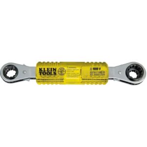 Klein KT223X4-INS Lineman's Insulating 4-in-1 Box Wrench