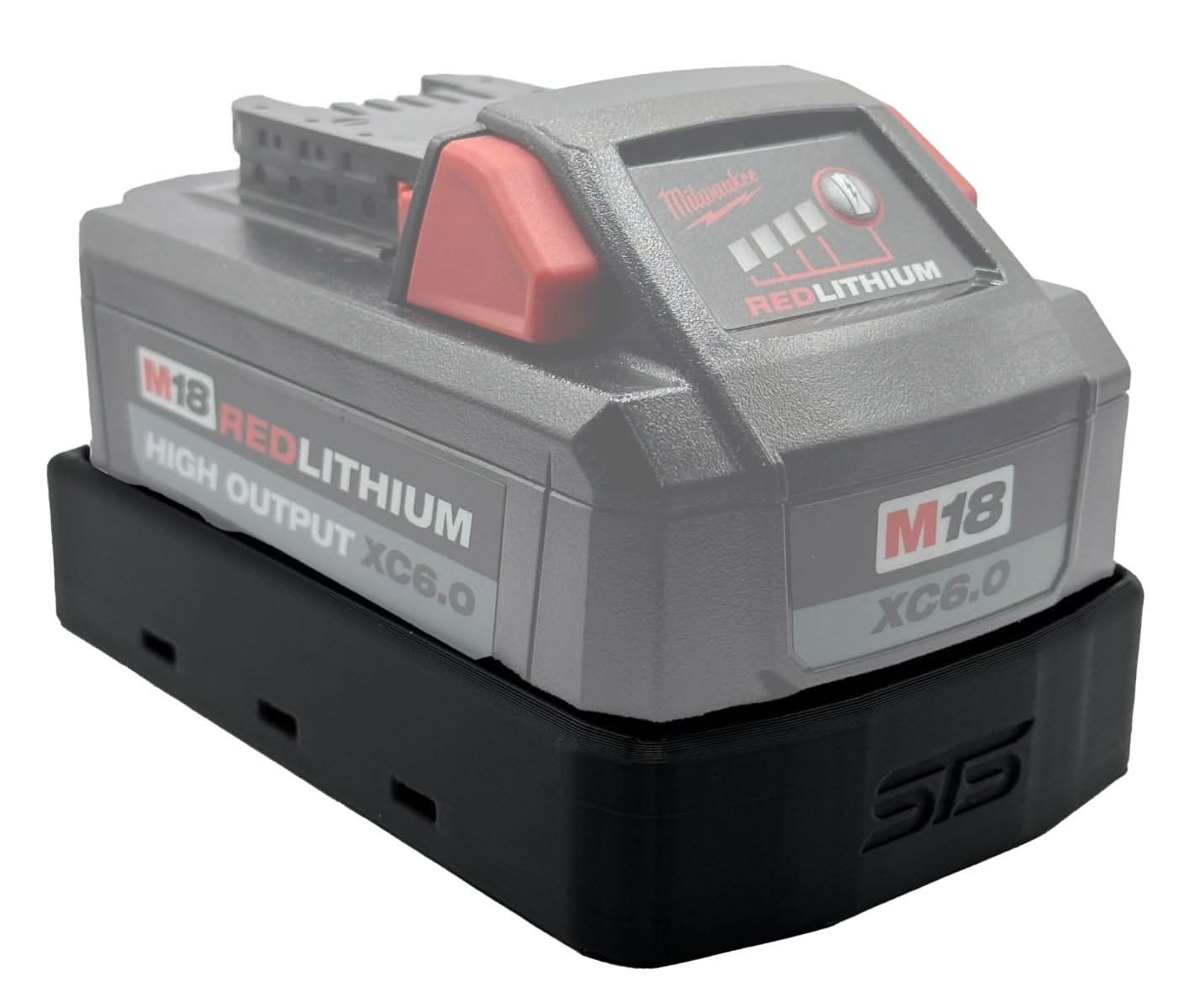 STS Auto Design M18H6 Milwaukee M18 Hi-Output 6.0Ah/8.0Ah Magnetic Battery Cover