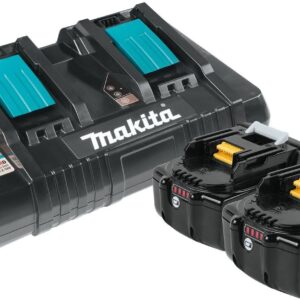 Makita BL1850B2DC2 18V 5.0Ah Batteries and Dual Port Charger Starter Pack (PROMO)
