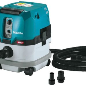 Makita GCV02ZX 40V max XGT Brushless Cordless 2.1 Gallon HEPA Filter Dry Dust Extractor, AWS Capable, Tool Only