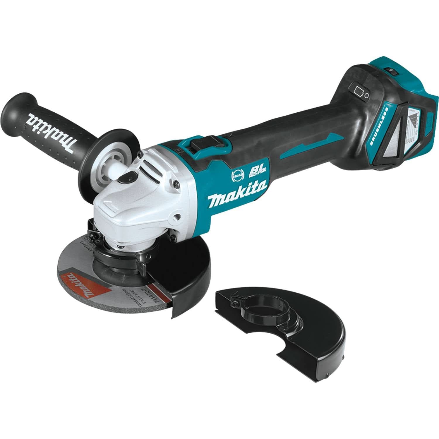 Makita XAG16Z 18V LXT Lithium-Ion Brushless Cordless 4-1/2"Â / 5" Cut-Off/Angle Grinder, with Electric Brake, Tool Only