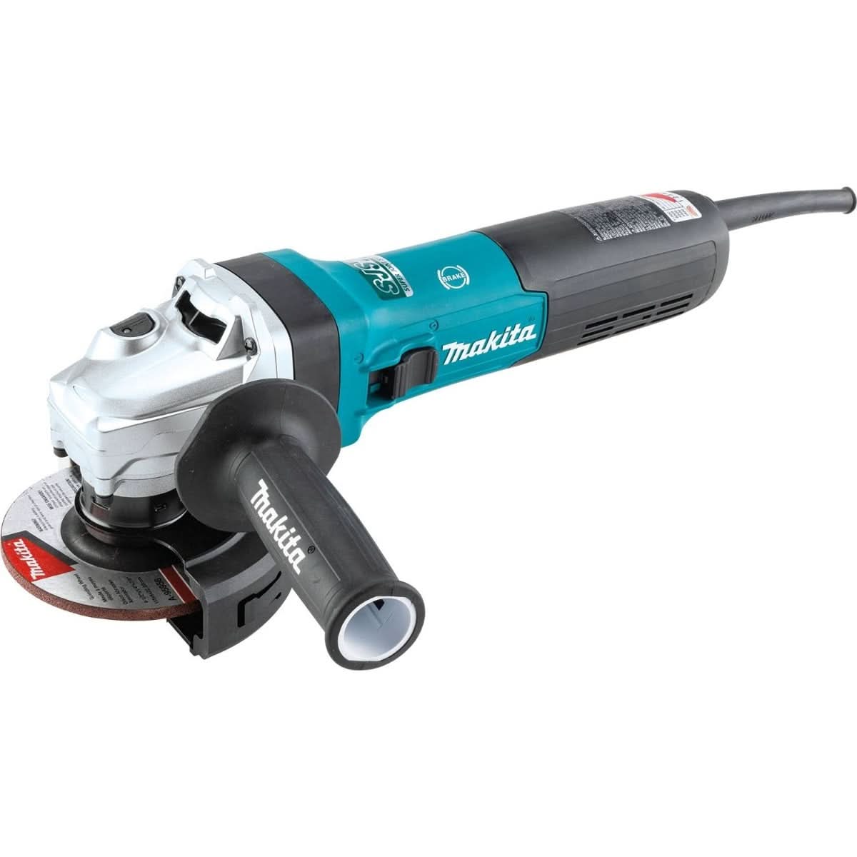 Makita GA4591 Corded 4-1/2" SJSII High-Power Angle Grinder w/Brake
