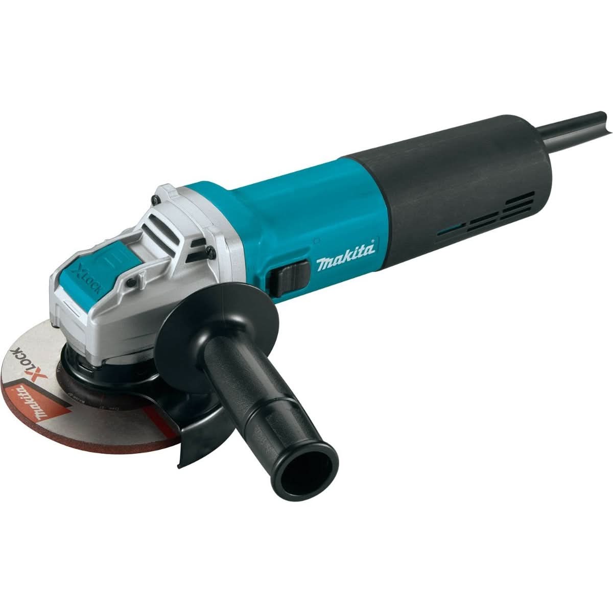 Makita GA5080 Corded 5" X-LOCK High-Power Angle Grinder, with SJS