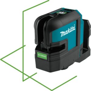 Makita SK105GDZ 12V max CXT Lithium-Ion Cordless Self-Leveling Cross-Line Green Beam Laser, Tool Only
