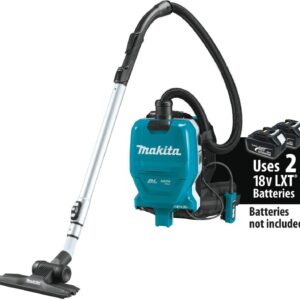 Makita XCV09Z 36V (18V X2) LXT Brushless 1/2 Gallon HEPA Filter Backpack Dry Vacuum, Tool Only