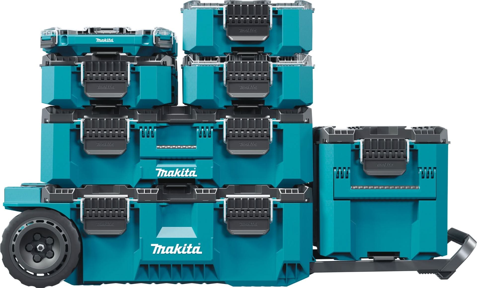 Makita MAKTRAK Master 7-Piece Modular Storage Toolbox Kit