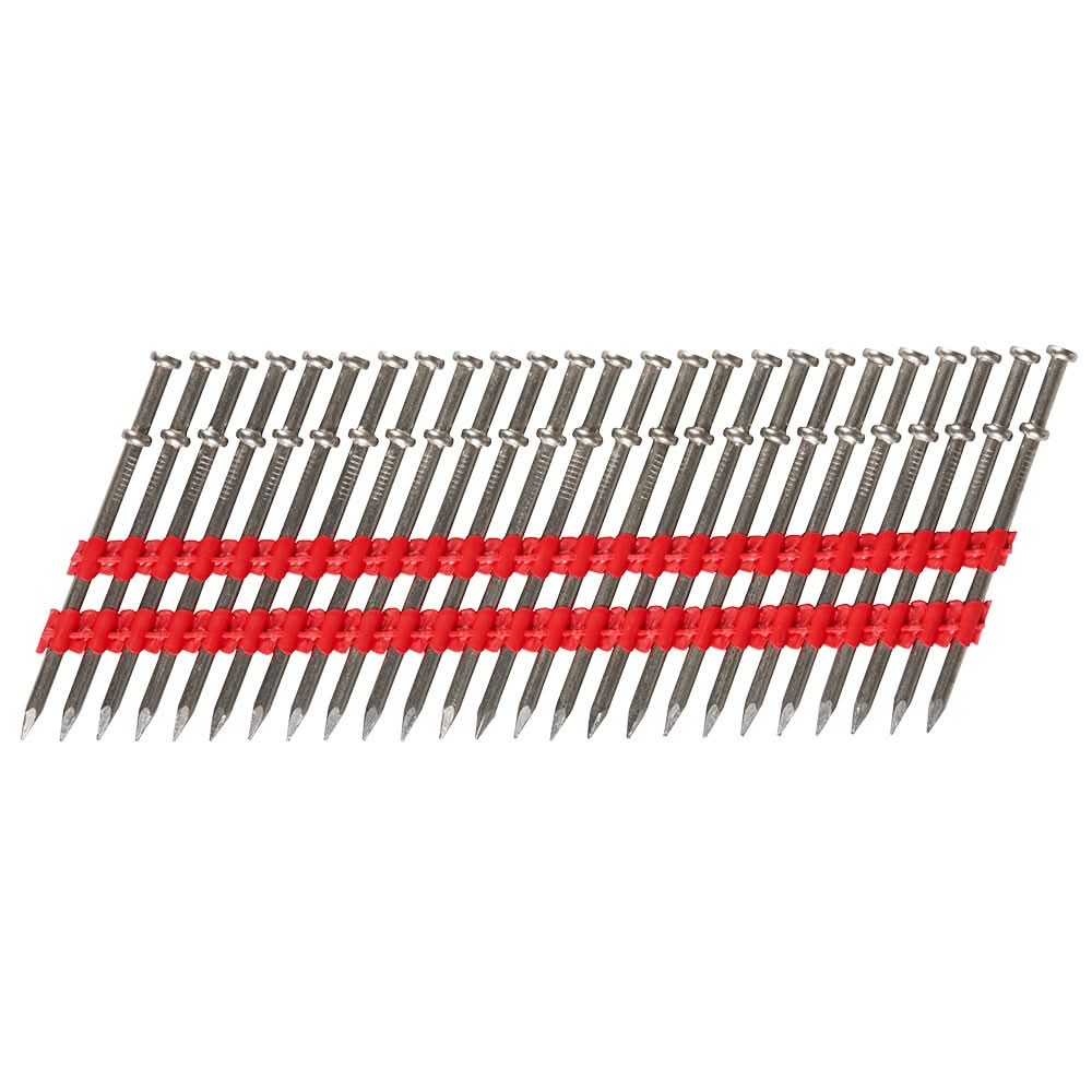 Milwaukee MDP8D-2000 Milwaukee 8D 2-1/4" x .131" Collated Duplex Nails, 2000-Pack