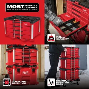Milwaukee PACKOUT 4-Drawer Tool Organizer
