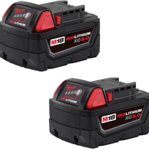 Milwaukee 48-11-1852 M18 Redlithium XC 5.0Ah Extended Capacity Battery, 2-Pack (PROMO)