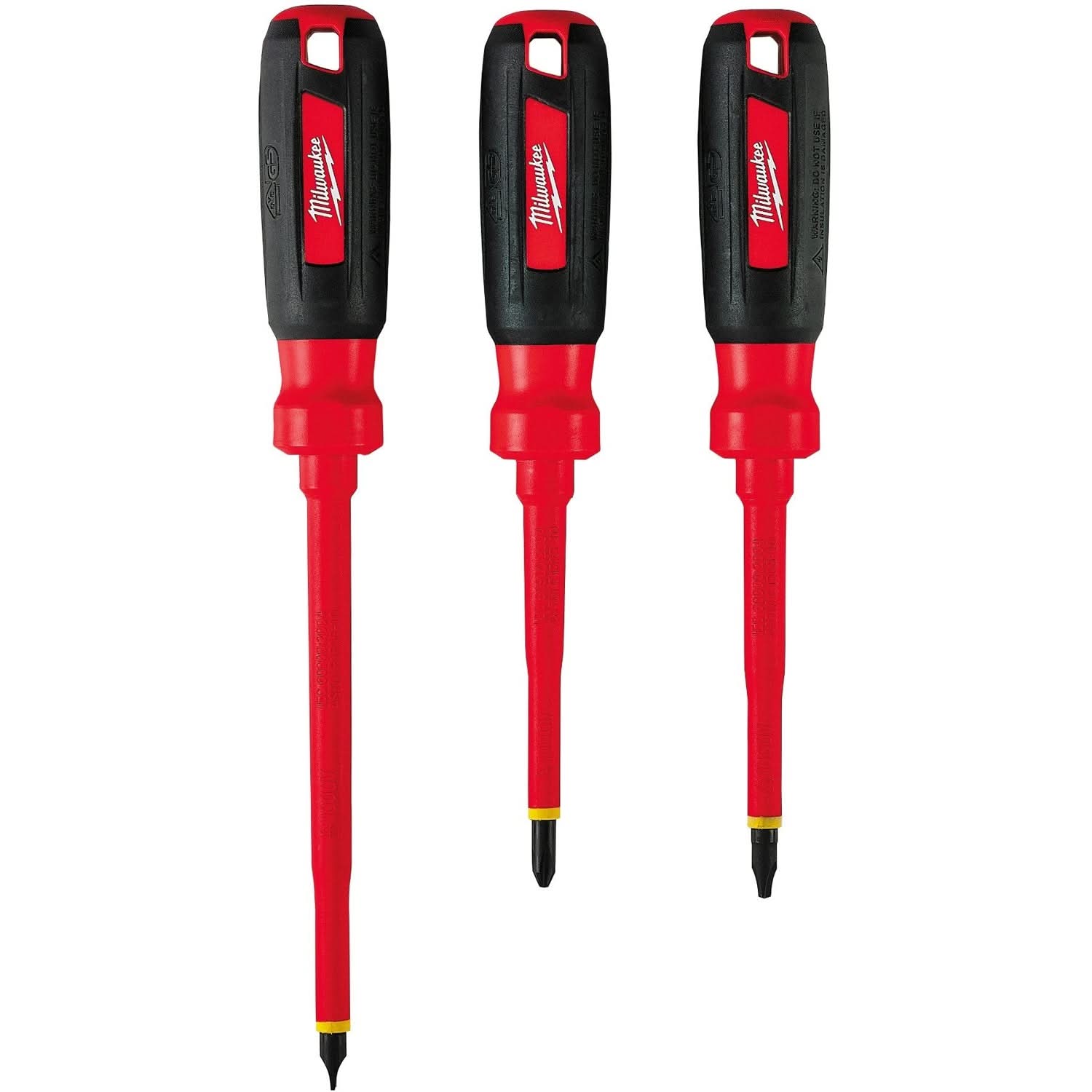 Milwaukee 48-22-2202 3-Piece 1000V Insulated Screwdriver Set