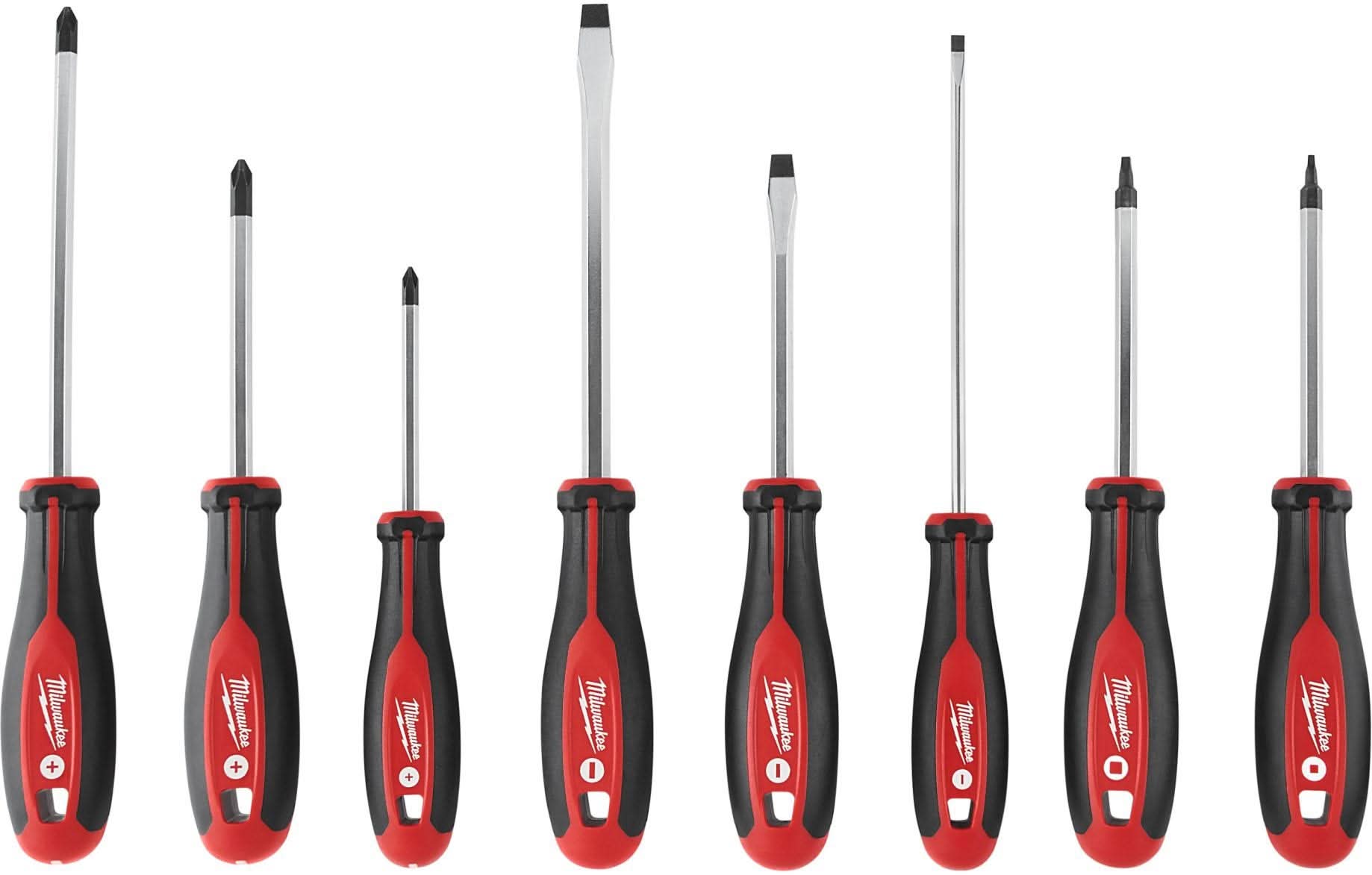 Milwaukee 48-22-2718 8-Piece Screwdriver Kit w/ Square