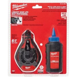 Milwaukee 48-22-3982 100' Bold Line Kit w/ Blue Chalk