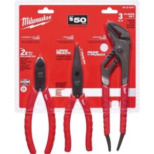 Milwaukee 48-22-6331 3-Piece PLIERS KIT
