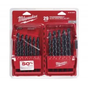 Milwaukee 48-89-2802 29-Piece Thunderbolt Black Oxide Drill Bit Set
