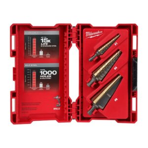 Milwaukee 48-89-9291 Milwaukee Cobalt Step Bit, 3-Piece Set