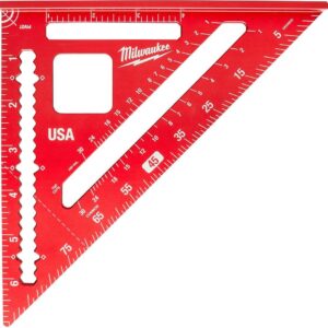 Milwaukee MLSQM070 Magnetic 7" Aluminum Rafter Square