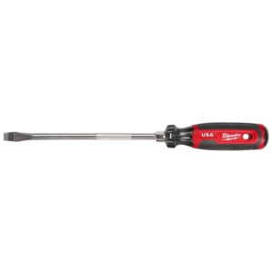 Milwaukee MT209 3/8" Slotted 8" Cushion Grip Screwdriver (Made in the USA)