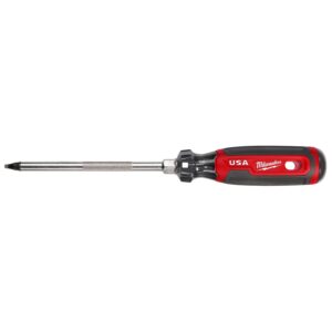 Milwaukee MT219 #3 Square 6" Cushion Grip Screwdriver (Made in the USA)